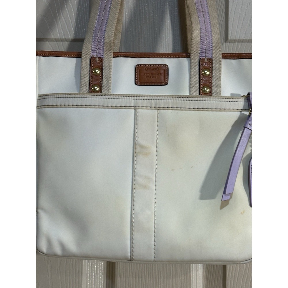Ivory Coach Shoulder Bag 10695 - Picture 3 of 13